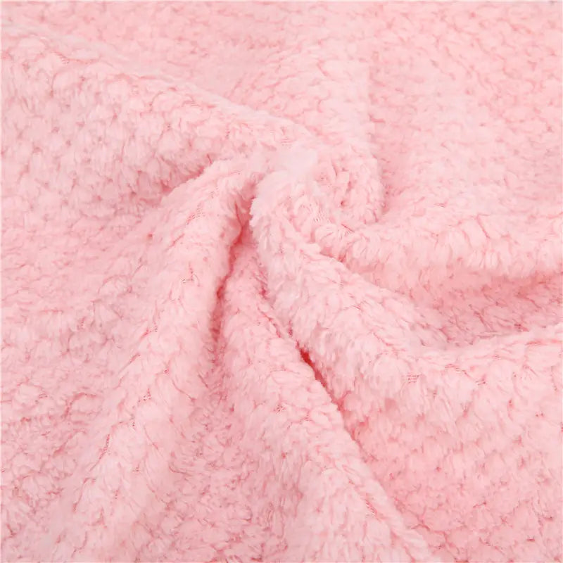 Hangable Double-Sided Coral Fleece Kitchen Wipes