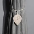 Boho Leaf Macramé Curtain Holder (1 Piece)