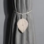 Boho Leaf Macramé Curtain Holder (1 Piece)