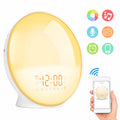Creative Multifunctional LED Alarm Clock with Sunrise Simulation